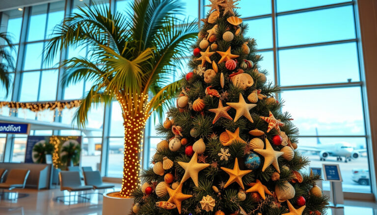 Langkawi Airport Christmas Tree: A Viral Beach-Themed Display